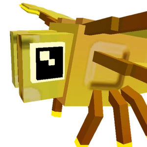 Big Golden Dragonfly